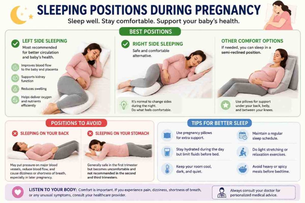 Sleeping Positions During Pregnancy
