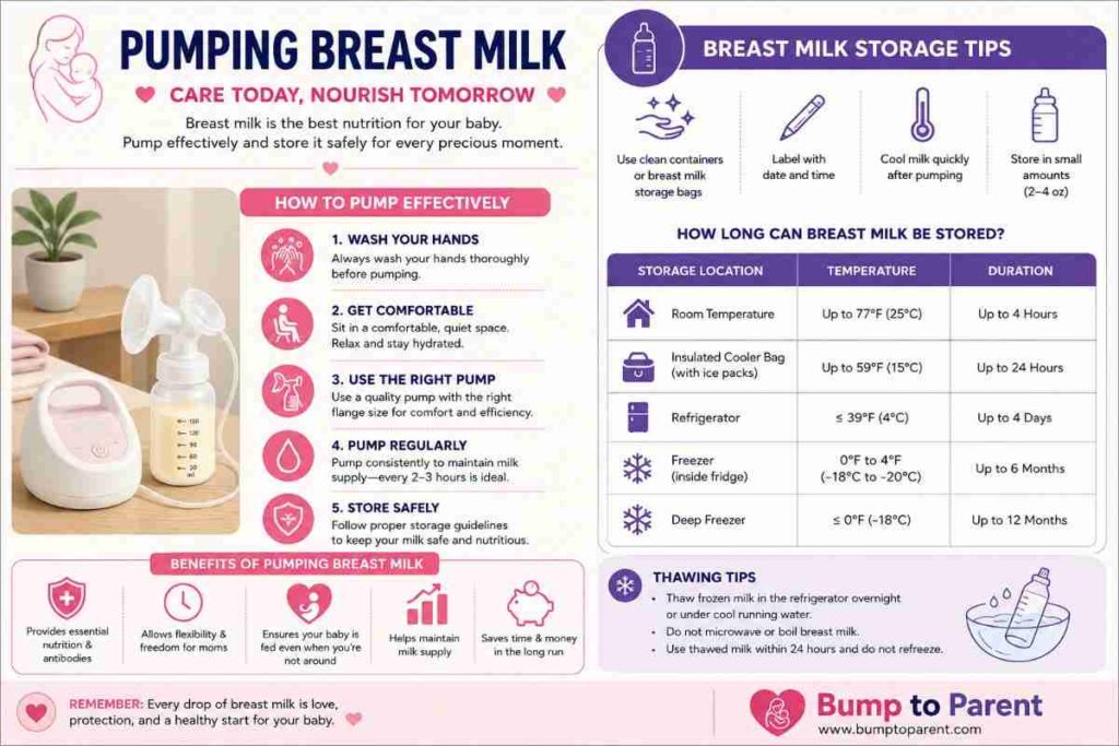 Pumping Breast Milk