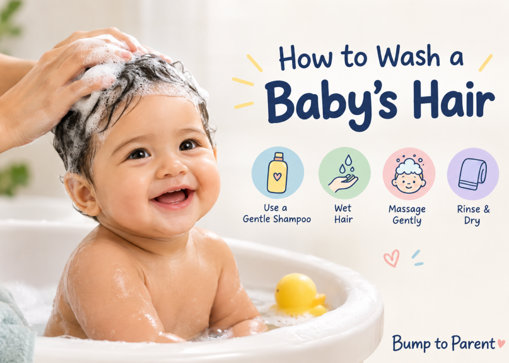 Wash a Baby's Hair