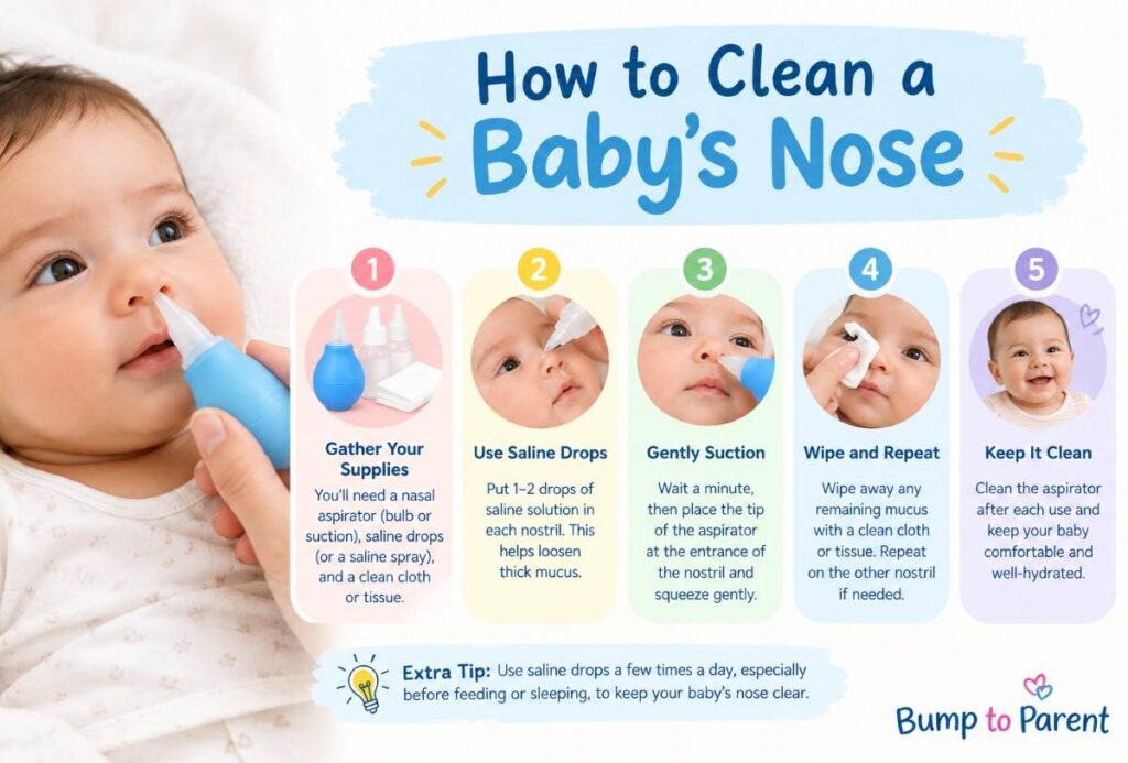 Clean a Baby’s Nose
